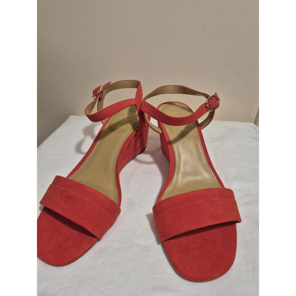 J.Crew Size 9 Wedge Sandals Belvedere Red , Classic Designer, New in Box